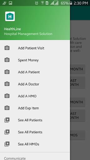 HealthLine Patient & Hospital Management Solution 1 تصوير الشاشة