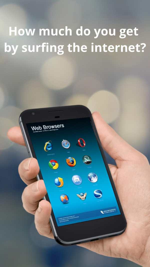 Browser NAU: Earn money by surfing online the web. screenshot 1