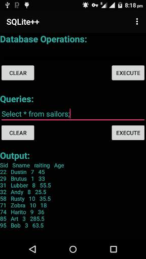 SQLite screenshot 3