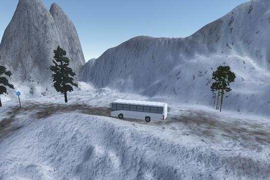 3D Snow Bus Drive screenshot 8
