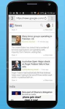 Web Browser 4G Speed screenshot 1