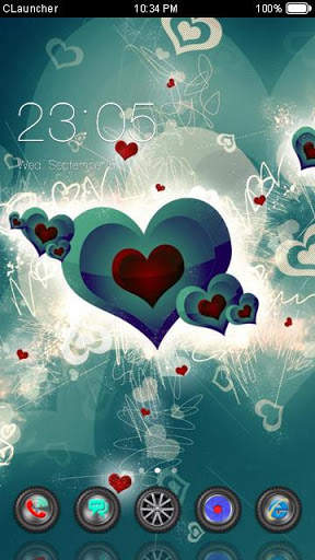 Best Heart Theme HD screenshot 1