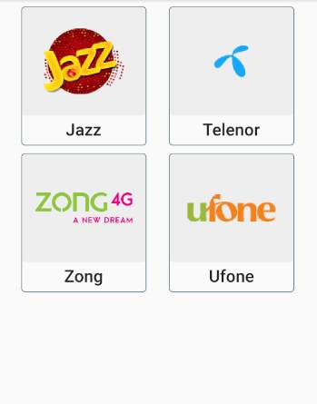 Mobile Packages - 3G 4G SMS Call - Jazz Zong Ufone screenshot 1