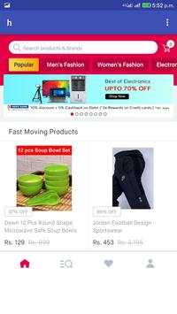 Online shopping app screenshot 4