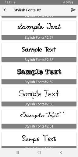Stylish Fonts #2 screenshot 3