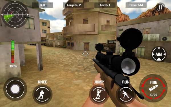 Sniper Shooting Desert Combat screenshot 1