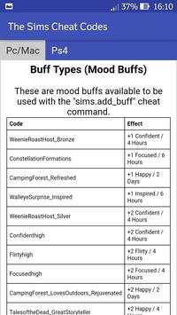 The Sims Cheats screenshot 2
