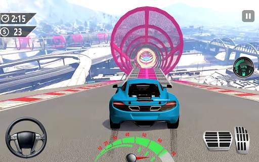 Extreme 3D Car Stunts : GT Racing Crazy Tracks screenshot 3