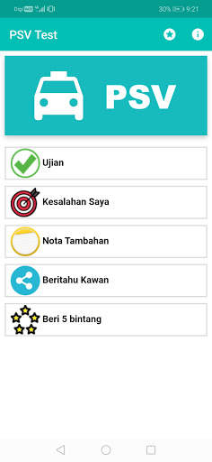 Ujian PSV - Teksi/E-Hailing/Grab screenshot 1
