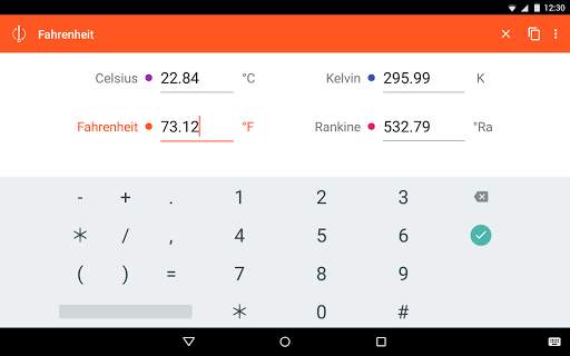 Temperatuur Converter screenshot 5