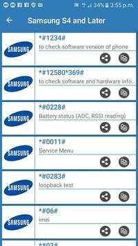 Android all Mobile Phone Secret Codes free apps By screenshot 7