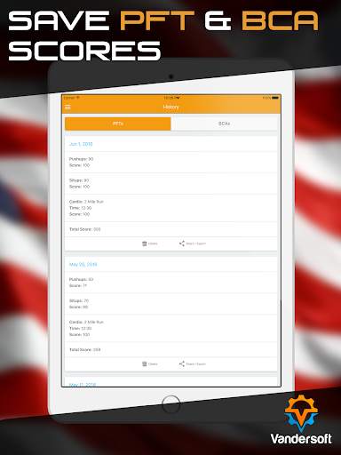 Army PRT - U.S. Army APFT Calculator screenshot 10