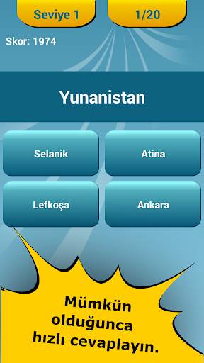 Coğrafya Quizi screenshot 2