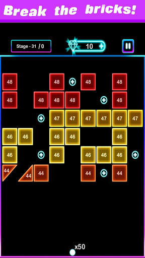 Balls And Blocks - Bricks Breaker screenshot 1