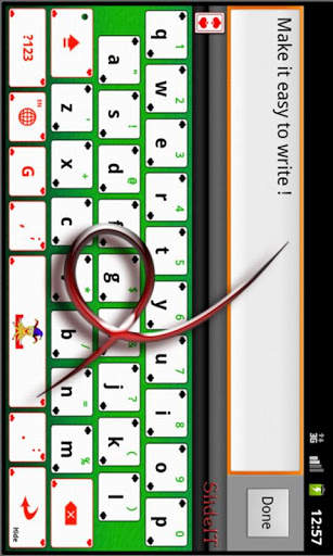 SlideIT Blackjack Cards Skin 3 تصوير الشاشة