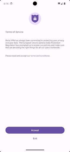 Boria VPN screenshot 1