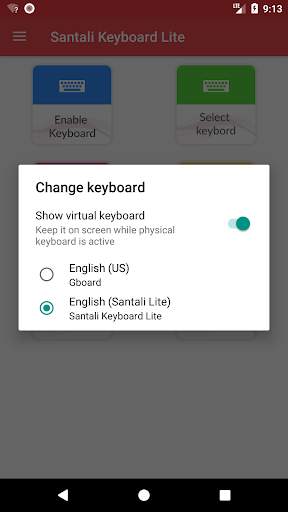 Santali Keyboard Lite screenshot 3