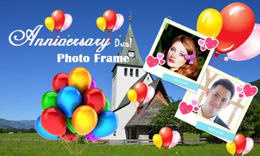 Anniversary Dual Photo Frame скриншот 2