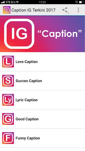 Caption Keren Instagram Terbaru screenshot 1