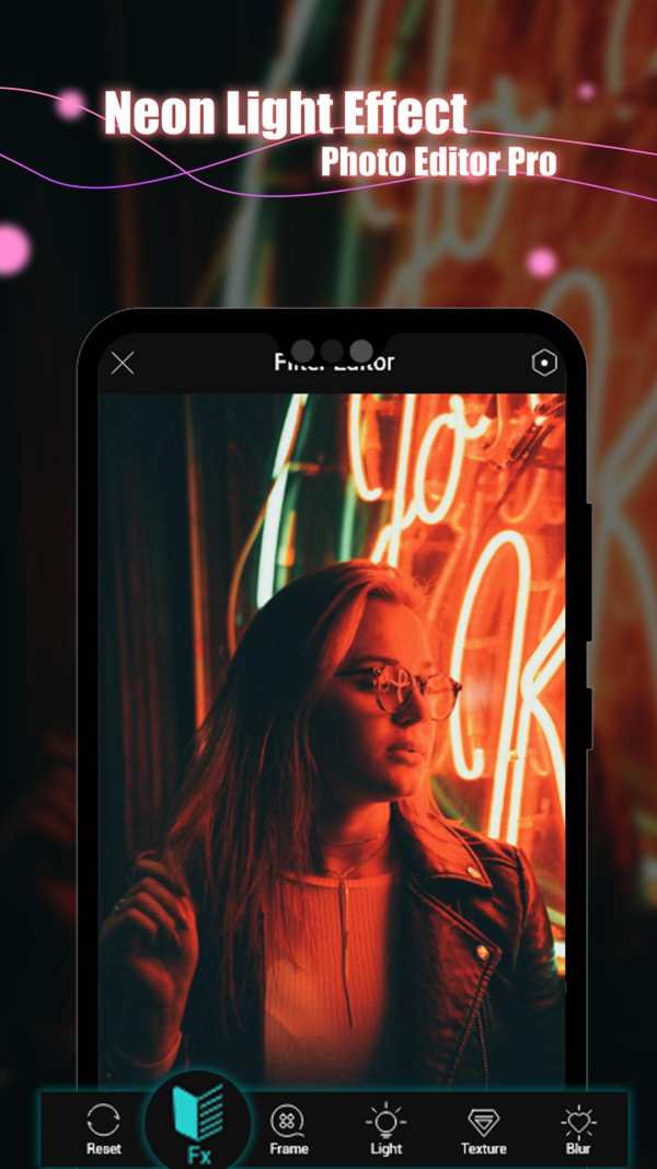 Neon Light Effect Photo Editor Pro screenshot 3