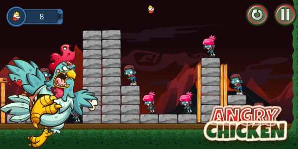 Angry Chicken VS Zombies स्क्रीनशॉट 4