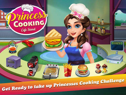 Princess Cooking Cafe Stand - Cafe Simulation game screenshot 1