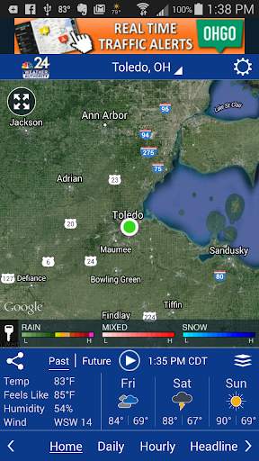 WNWO NBC 24 Weather Authority screenshot 2