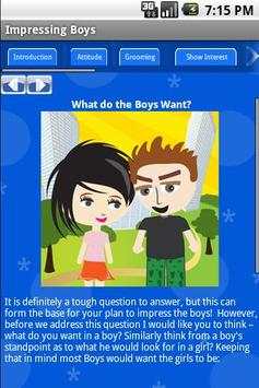Impressing Boys Lite screenshot 3