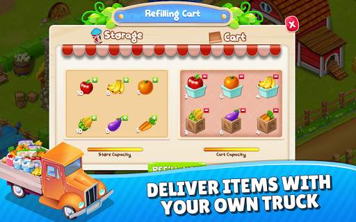 Farm Village City Market & Day Village Farm Game screenshot 2