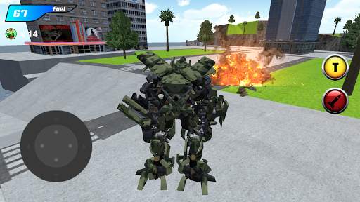 X Ray Robot : Zombie Offroad screenshot 2