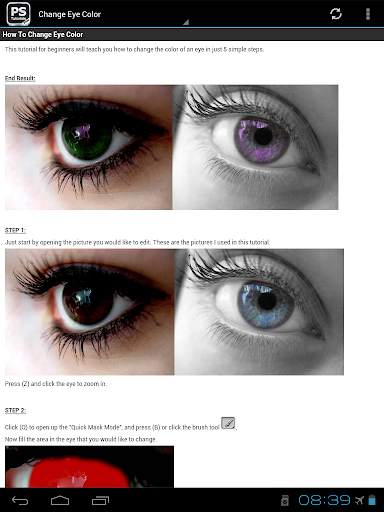 Free Tutorials For Photoshop screenshot 13