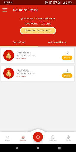 VidPay - Watch/Upload/Like and Earn स्क्रीनशॉट 5