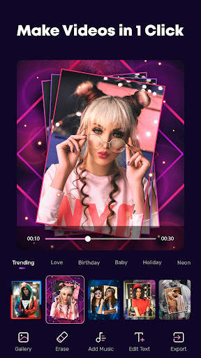 Photo Video Maker - Pixpoz screenshot 1