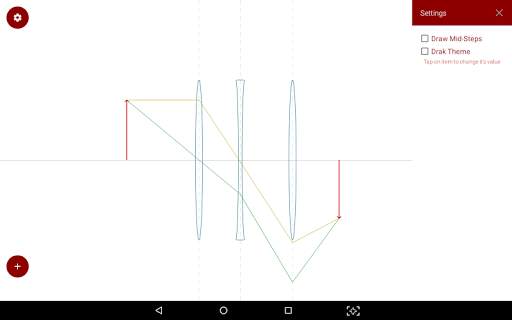 Ray Optics, Optics Physics, Ray Diagram Simulation screenshot 8