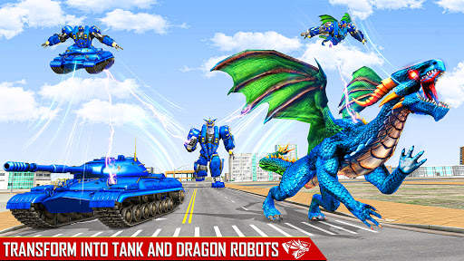 Dragon robot transformation 3D screenshot 2