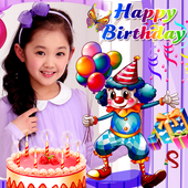 Happy Birthday Frame icon