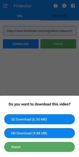 HD Video Downloader For Facebook - Free screenshot 2