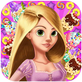 Long Hair Princess Ice Cream Maker Game icon