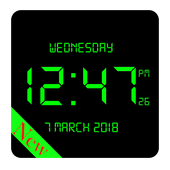 LED Digital Clock Wallpaper icon