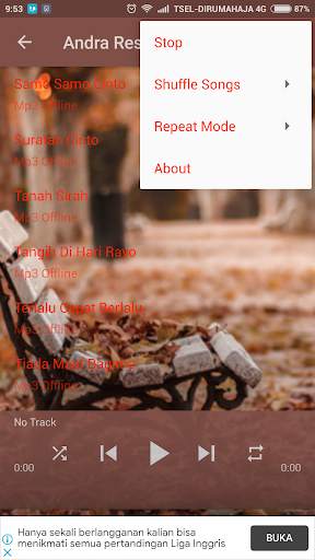 Lagu Minang Andra Respati Offline screenshot 4