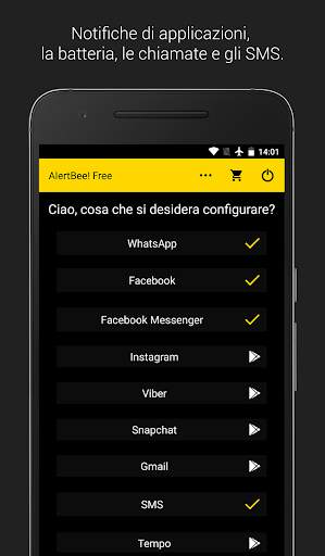 AlertBee Free - Notifiche vocali screenshot 1
