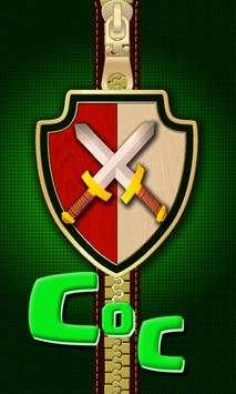 Zipper Lock Screen for CoC screenshot 1