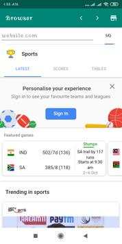 Browser 5G screenshot 3