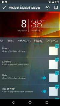 MiClock - Divided Clock Widget screenshot 7