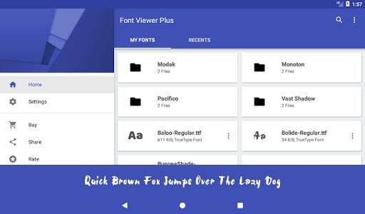 Font Viewer Plus 12 تصوير الشاشة