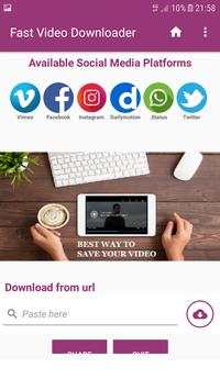 Fast Video Downloader screenshot 2