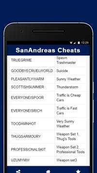 GTA SanAndreas Cheatcode screenshot 3