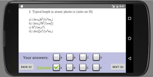 Physics Test Quantum Mechanics скриншот 4