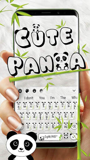 Cute Panda Keyboard screenshot 1