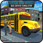 Virtual High School Bus Driver Simulator icon